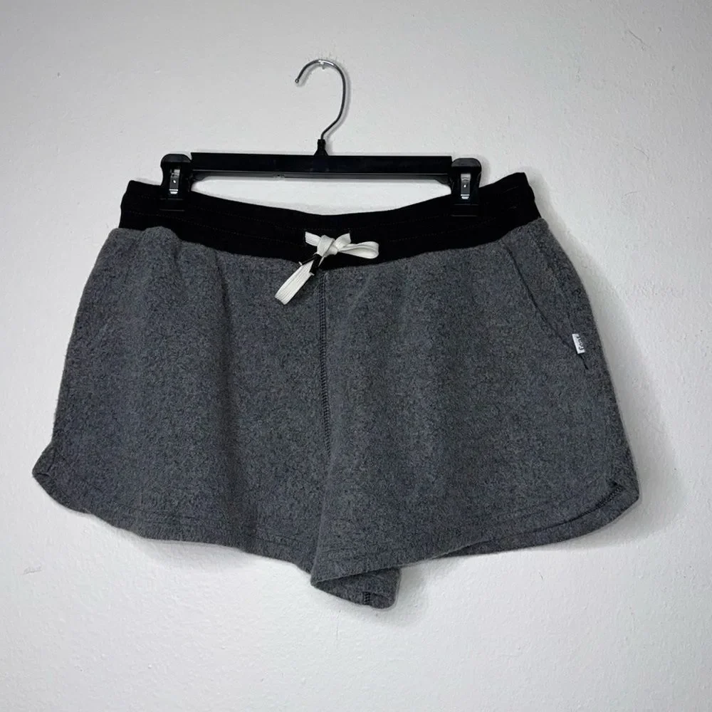 Feat BlanketBlend Shorts Hazel Black Grey Side Pockets Comfy Soft NWT Size 1